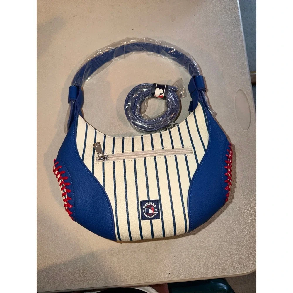 Chicago Cubs Montana West White Shoulder Hobo Bag (NWTS)